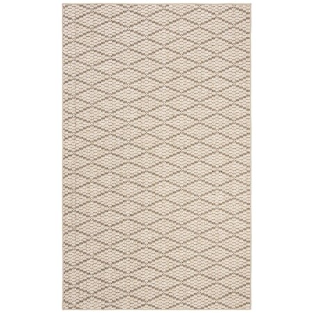 Safavieh 5 x 8 ft. Palm Beach Power Loomed Rectangle Area Rug Beige & Brown PAB361B-5